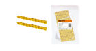 Маркер наборный - символ "4" желтый 2,5 мм2 (150 шт.) TDM