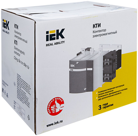 Контактор КТИ-5115 115А 400В/АС3 IEK
