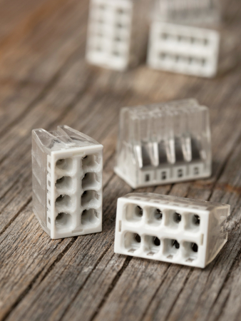 Строительно-монтажная клемма СМК 2273-248 (с пастой) 8 отверстий 0,5-2.5мм2 (50шт.) EKF PROxima