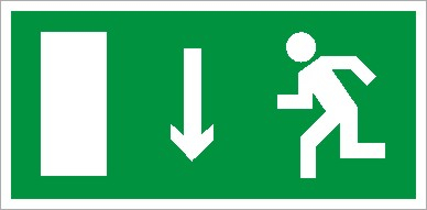 ПЭУ 091/092 Указатель двери левосторонний/правосторонний (335х165) РС-M /комплект, 2шт./ MIZAR S пиктограмма