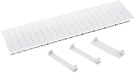 Заглушка 12 модулей белая IEK