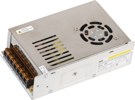 Драйвер LED ИПСН-PRO 360Вт 12 В блок - клеммы  IP20 IEK