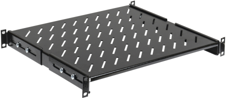 ITK Полка стационарная L=400мм черная