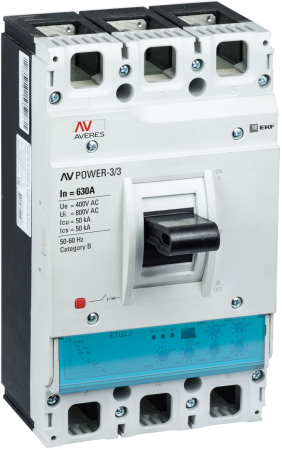 Автоматический выключатель AV POWER-3/3 630А 50kA ETU2.2