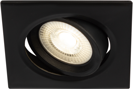 Светильник KL LED 21A-5 4K BK  ЭРА Светильник ЭРА светодиодный квадратный поворотн. LED SMD 5W 4000K