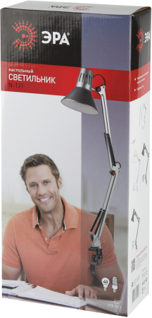 Настольный светильник ЭРА N-121-E27-40W-BK черный