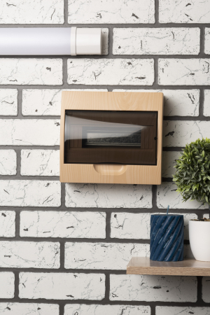 Щит распределительный навесной ЩРН-П-10 светлое дерево IP41 EKF PROxima