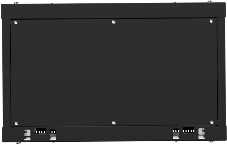 Шкаф настенный 19" TERACOM PRO 9U 600х450 мм дверь стеклянная с замком-ручкой чёрный