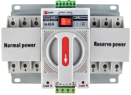 Устройство АВР МСB 63А (C) 3Р 400В EKF PROxima