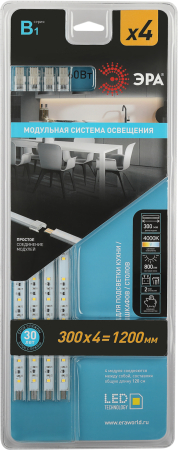 Модульные системы освещения  ЭРА LM-4x2,5-840-B1