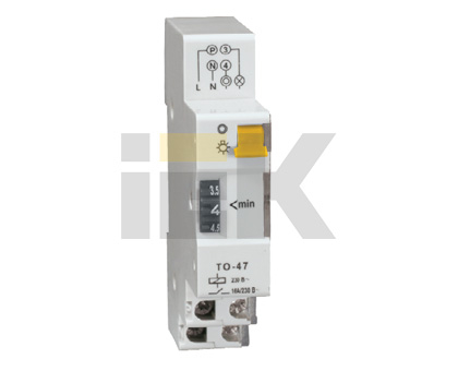 Таймер ТО47 освещения 16А 230В на DIN-рейку IEK