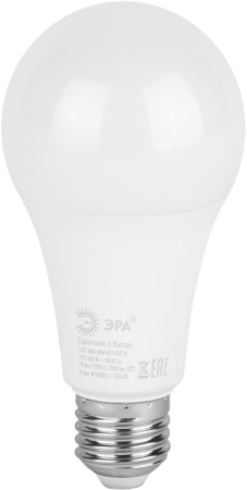 LED A65-25W-827-E27 R ЭРА (диод, груша, 25Вт, тепл, E27) (10/100/1200)