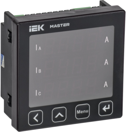 Амперметр цифр. щит. 3-ф. RS-485 96х96 LED MASTER IEK