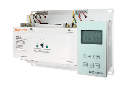 Блок автоматического ввода резерва БАВР 3П 63А TDM