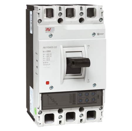 Выключатель автоматический в литом корпусе AV-POWER-3/3 630А 50кА ETU2.0 EKF