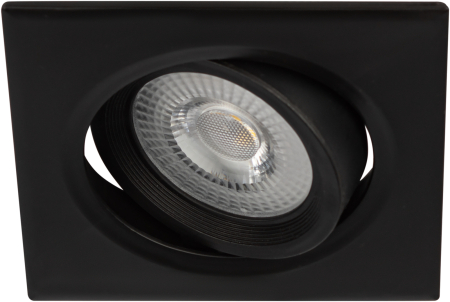 Светильник KL LED 21A-5 4K BK  ЭРА Светильник ЭРА светодиодный квадратный поворотн. LED SMD 5W 4000K