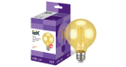 Лампа LED G95 шар золото 6Вт 230В 2700К E27 серия 360° IEK