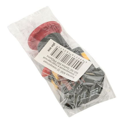 Кнопка ANE-22 поворотная c блокировкой и подсветкой NO+NC Грибок EKF PROxima