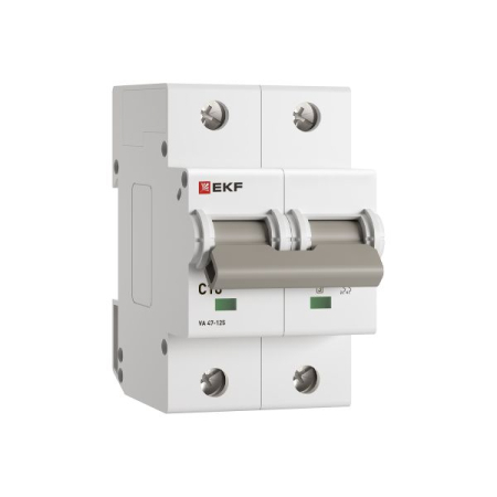 Автоматический выключатель ВА 47-125 2P 16А (C) 15кА PROXIMA EKF