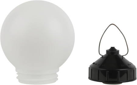 Светильник ЭРА НСП 01-60-003 подвесной Гранат полиэтилен IP44 E27 max 60Вт D150 шар белый