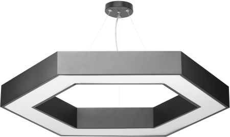 SPO-123-B-40K-045 ЭРА Светодиодный светильник 600*600*80 см 45Вт 4000К Черный корпус ЛТ