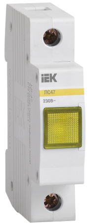 Сигнальная лампа ЛС-47 (желтая) (неон) IEK