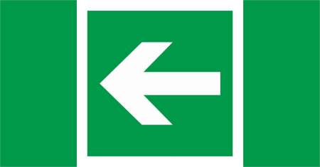 ПЭУ 003 Указательная стрелка (280х162) РС-I пиктограмма