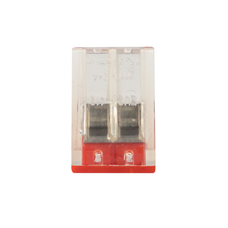 Строительно-монтажная клемма СМК 2273-242 (с пастой) 2 отверстия 0,5-2.5 мм2 блистер (5шт.) EKF PROxima