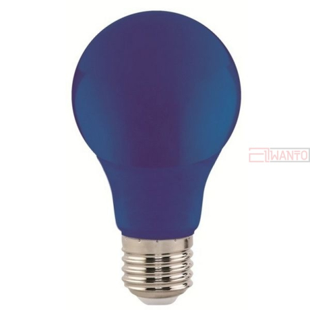 ERABL50-E27 ЭРА LED A50-3W-E27 ЭРА (диод. груша син., 13SMD, 3W, E27, для белт-лайт) (10/100/3600)