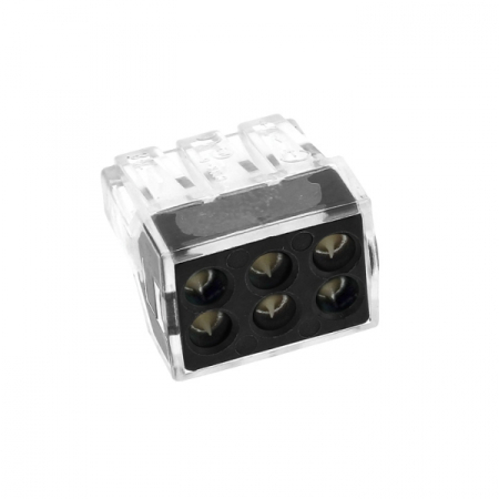 Клемма СМК 773-106 (с пастой) 6 отверстий 1,0-2,5 мм2 EKF PROxima