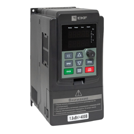 Преобразователь частоты 1,5/2,2кВт 3х400В VECTOR-100 EKF PROxima