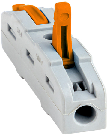 Строительно-монтажная клемма СМК 222-421 проходная 1 полюс 0,08-4мм2 (25шт.) EKF PROxima