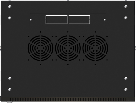Шкаф настенный 19" TERACOM PRO 9U 600х450 мм дверь стеклянная с замком-ручкой чёрный
