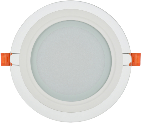 Светильник LED ДВО 1621 со стекл. круг 12Вт 4000К IP20 IEK