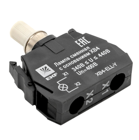 Лампа сменная c основанием XB4 желтая 400В EKF PROxima