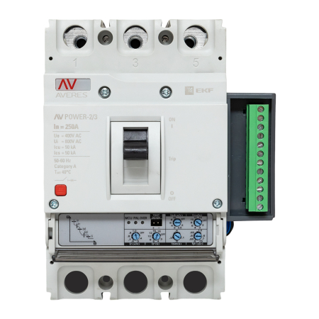 Автоматический выключатель AV POWER-2/3 250А 50kA ETU2.2