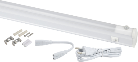 ЭРА линейный LED светильник LLED-02-04W-4000-MS-W с датчиком движения