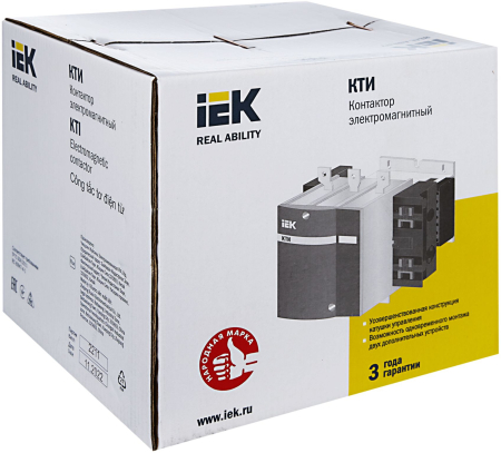 Контактор КТИ-5225 225А 400В/АС3 IEK