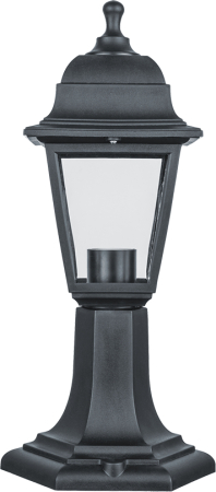 Светильник Navigator 80 468 NOF-PG31-001-IP44-E27 (4 грани черный на постамент)