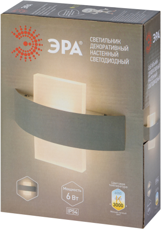 Светильник WL7 WH+WH  ЭРА Декоративная подсветка светодиодная 6Вт IP 20 белый