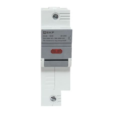 Предохранитель-разъединитель DF 22х58 1Р (тип ПВЦ)  EKF