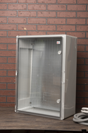 Щит пластиковый с монтажной платой прозр. дверь 700х500х250 мм IP65 EKF PROxima