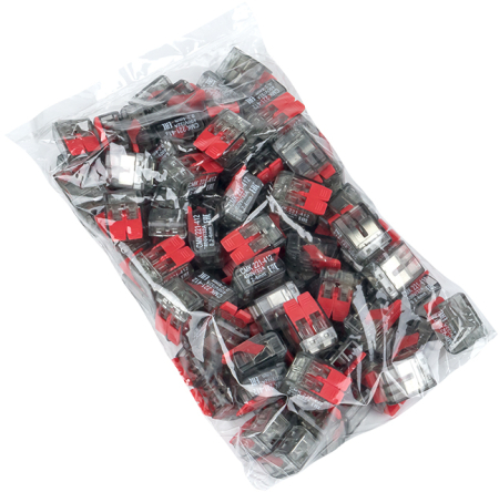 Клемма СМК 221-412 2 отверстия 0.2-4.0 мм2 (100шт.) EKF PROxima