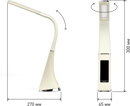 ЭРА NLED-461-7W-BG бежевый наст.светильник