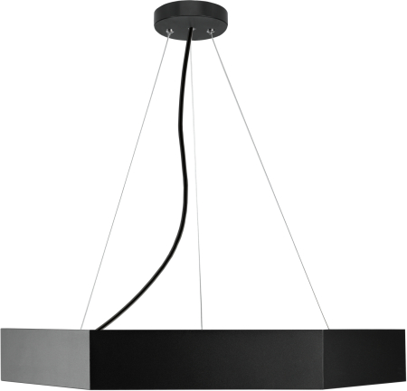 SPO-121-B-40K-038 ЭРА Светодиодный светильник 600*600*80 см 38Вт 4000К Черный корпус ЛТ