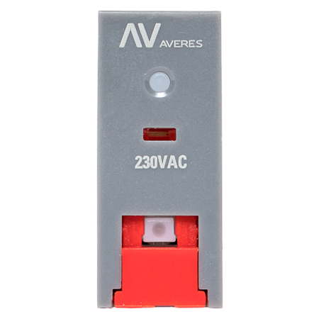 Реле промежуточное с кнопкой и мех. Индикацией RPAt 22/2 8A 230В AC EKF AVERES