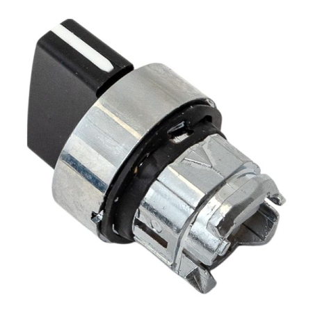 Исполнительный механизм переключателя ХB4 на 3 положения возвратный без фиксации, без подсветки с короткой ручкой IP65 EKF