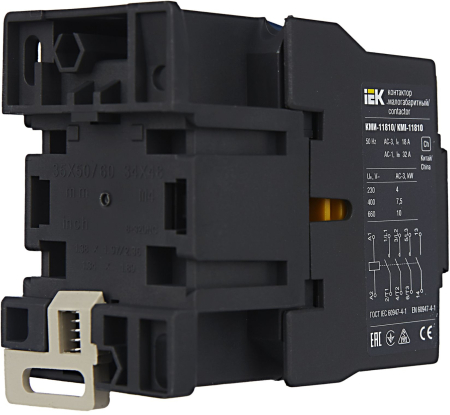 Контактор КМИ-11810 18А 230В/АС3 1НО IEK