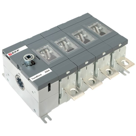 Рубильник 250A 4P без рукоятки управления TwinBlock EKF