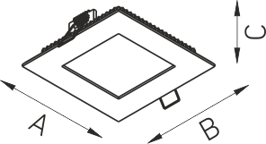 ACQUA S 06 WH 3000K (with driver) светильник